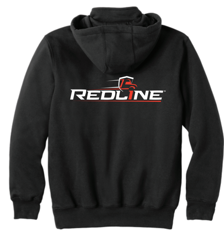 CARHARTT - Rain Defender® Paxton Heavyweight Hooded Zip Mock Sweatshirt - Black