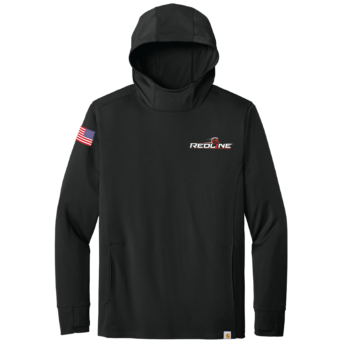 CARHARTT - Sun Defender Long Sleeve Hooded T-Shirt - Black